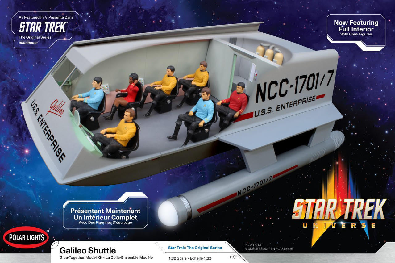 Polar Lights 1/32 Star Trek Galileo Shuttle w/Interior 995M